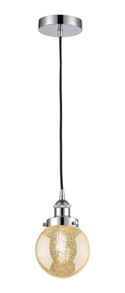 Beacon - 1 Light - 6 inch - Polished Chrome - Cord hung - Mini Pendant