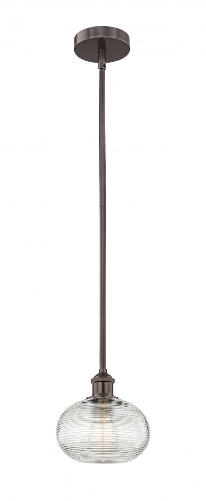 Ithaca - 1 Light - 8 inch - Oil Rubbed Bronze - Stem hung - Mini Pendant