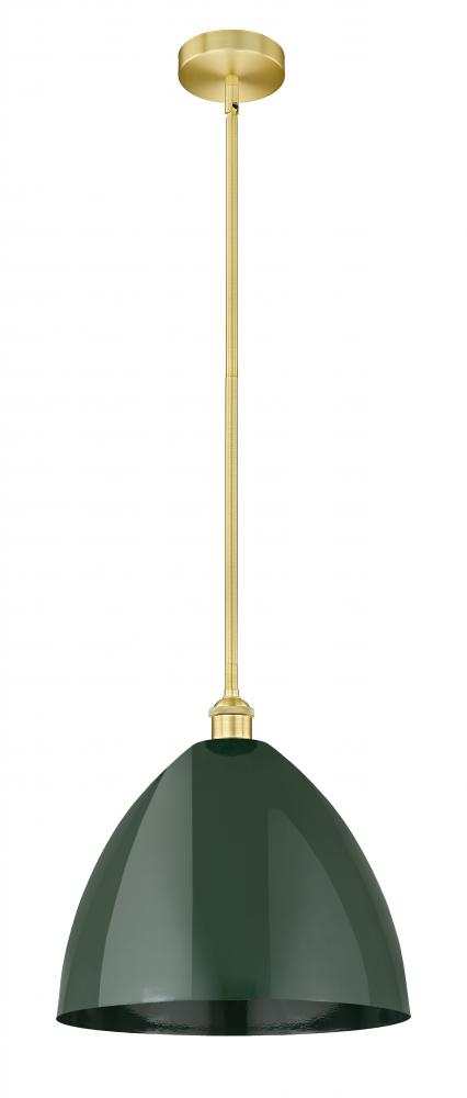 Plymouth - 1 Light - 16 inch - Satin Gold - Stem hung - Mini Pendant