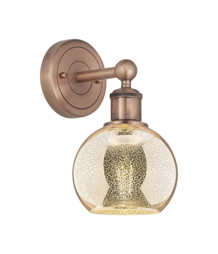 Athens - 1 Light - 6 inch - Antique Copper - Sconce