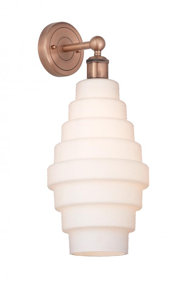 Cascade - 1 Light - 8 inch - Antique Copper - Sconce