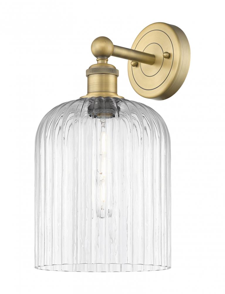 Bridal Veil - 1 Light - 5 inch - Brushed Brass - Sconce