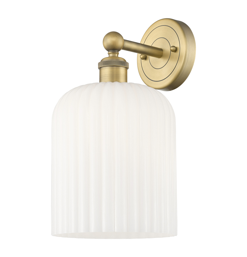Bridal Veil - 1 Light - 5 inch - Brushed Brass - Sconce