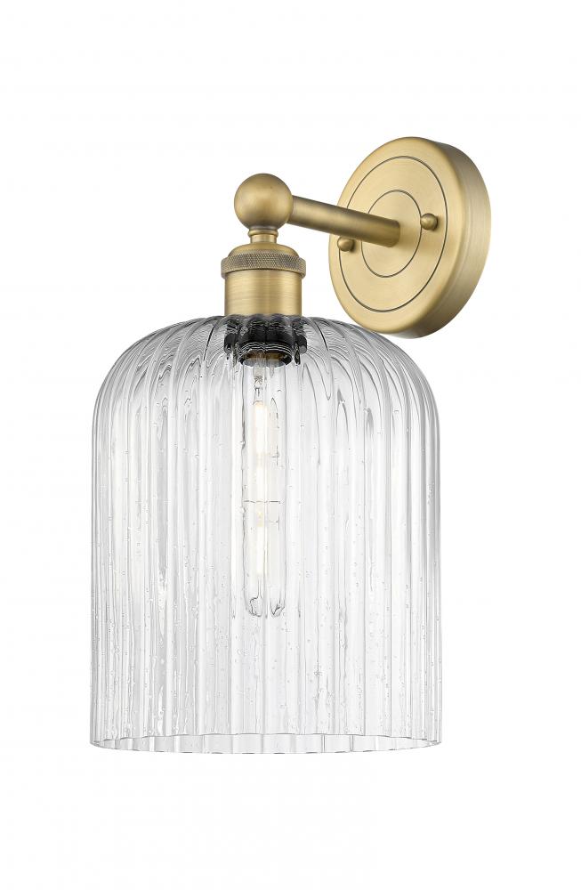 Bridal Veil - 1 Light - 5 inch - Brushed Brass - Sconce