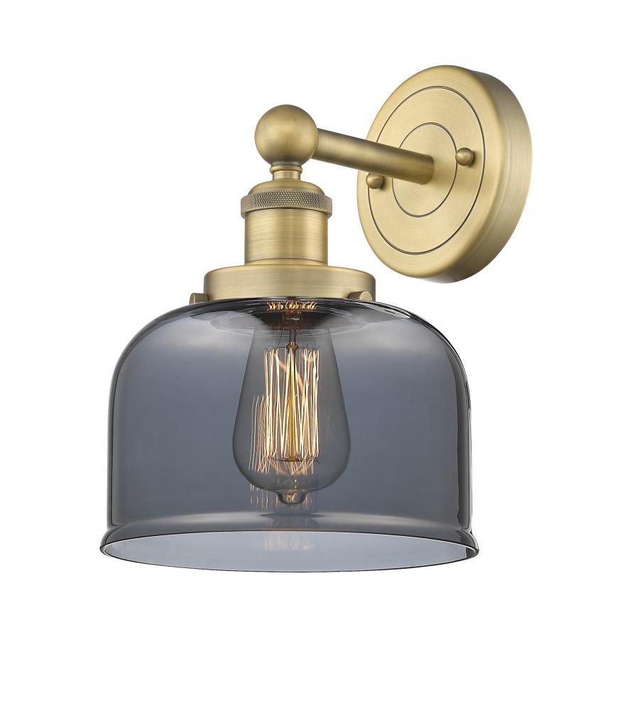Bell - 1 Light - 8 inch - Brushed Brass - Sconce