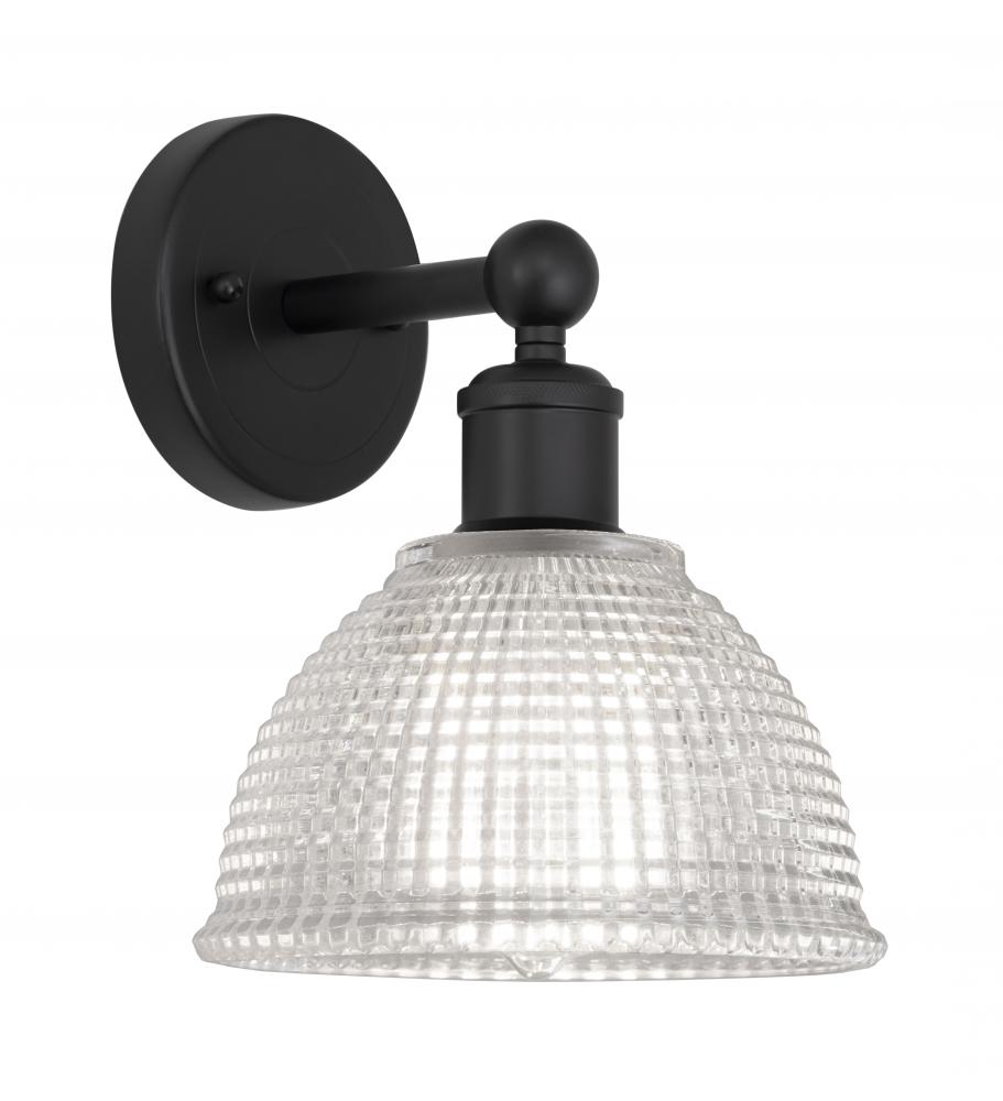 Arietta - 1 Light - 8 inch - Matte Black - Sconce