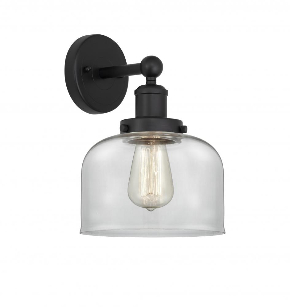 Bell - 1 Light - 8 inch - Matte Black - Sconce
