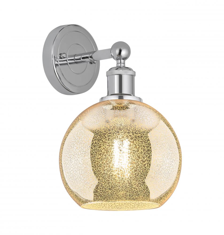 Athens - 1 Light - 8 inch - Polished Chrome - Sconce