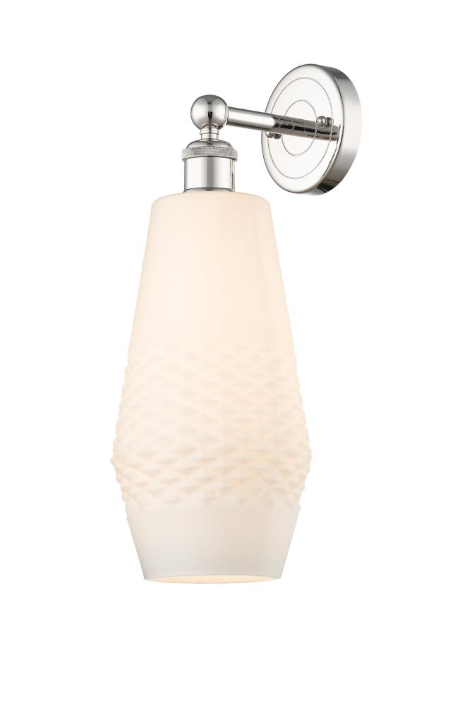 Windham - 1 Light - 7 inch - Polished Nickel - Sconce