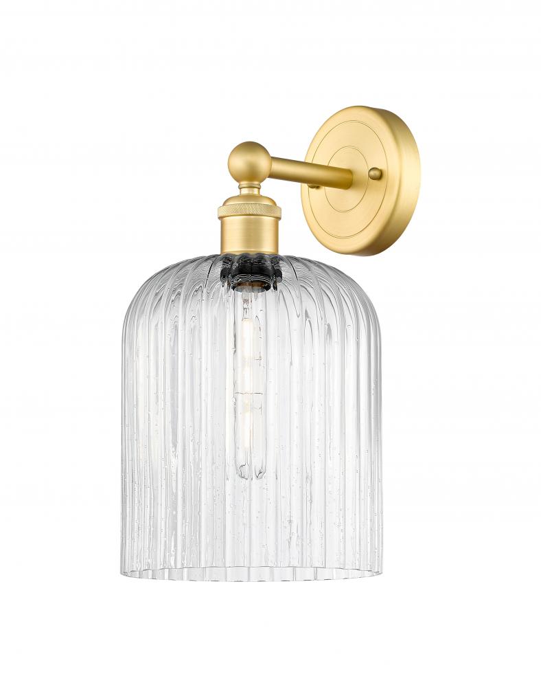 Bridal Veil - 1 Light - 5 inch - Satin Gold - Sconce