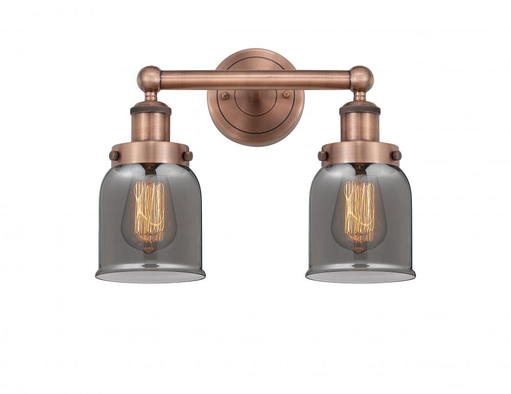 Bell - 2 Light - 14 inch - Antique Copper - Bath Vanity Light