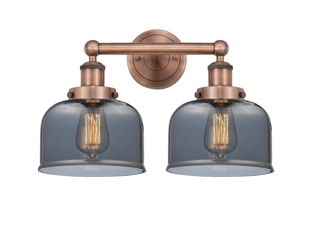 Bell - 2 Light - 17 inch - Antique Copper - Bath Vanity Light
