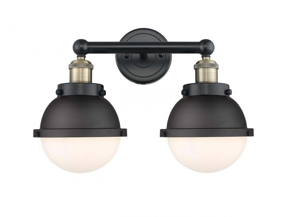 Edison - 2 Light - 16 inch - Black Antique Brass - Bath Vanity Light