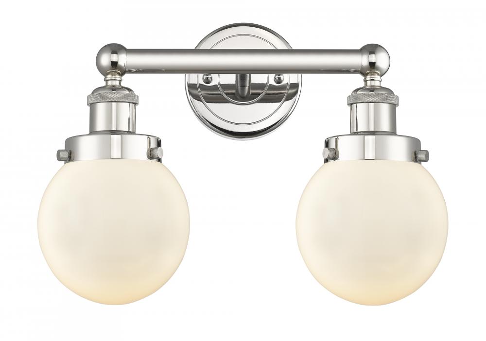 Beacon - 2 Light - 15 inch - Polished Nickel - Bath Vanity Light