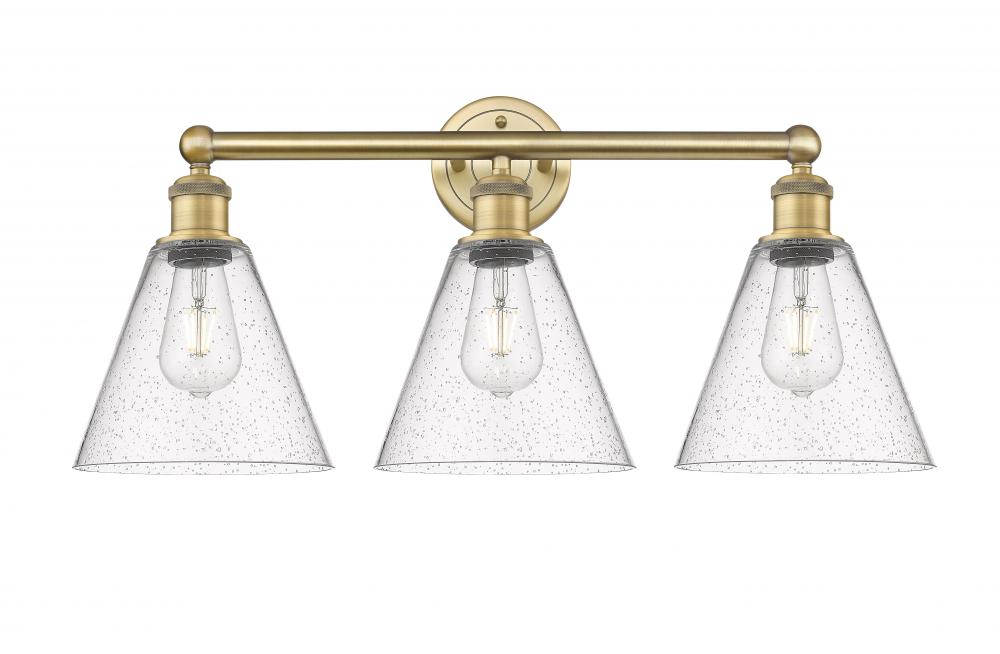 Berkshire - 3 Light - 26 inch - Brushed Brass - Bath Vanity Light