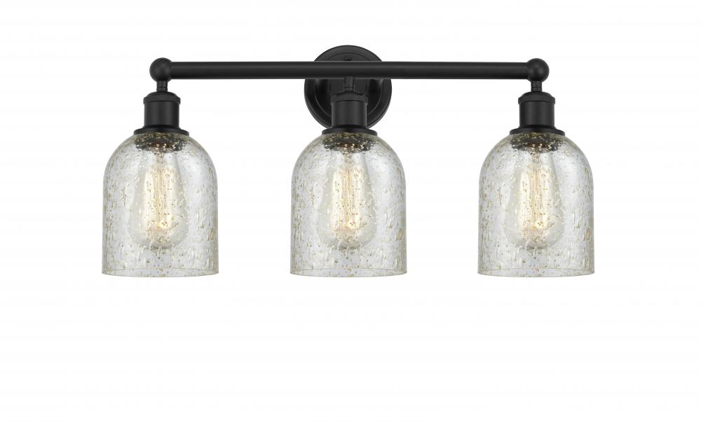 Caledonia - 3 Light - 23 inch - Matte Black - Bath Vanity Light