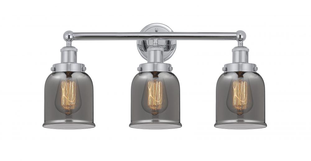 Bell - 3 Light - 23 inch - Polished Chrome - Bath Vanity Light
