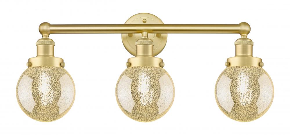 Beacon - 3 Light - 24 inch - Satin Gold - Bath Vanity Light