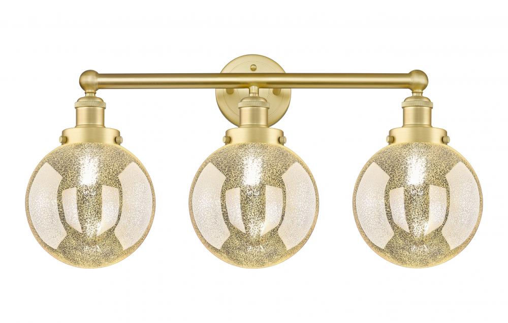 Beacon - 3 Light - 26 inch - Satin Gold - Bath Vanity Light