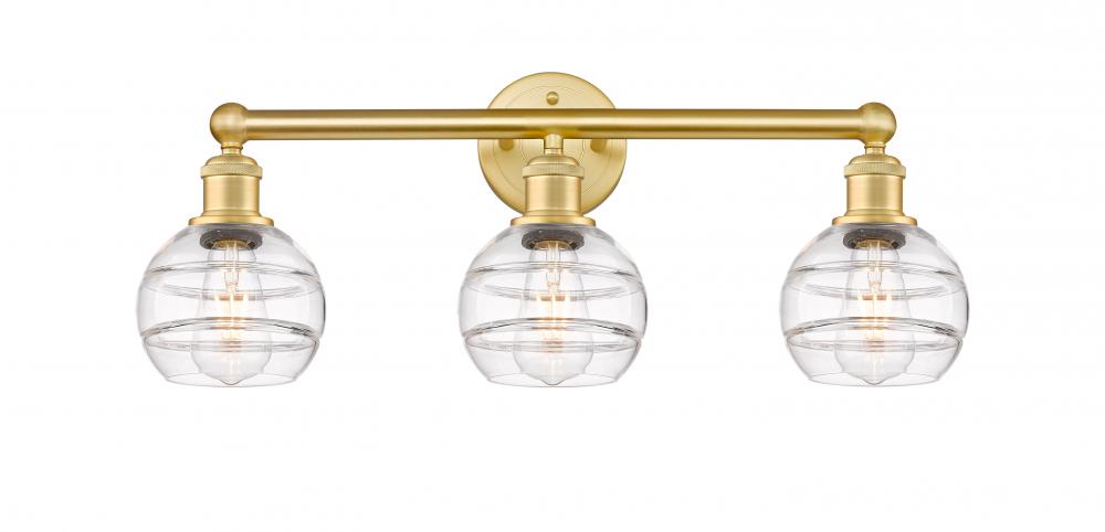 Rochester - 3 Light - 24 inch - Satin Gold - Bath Vanity Light