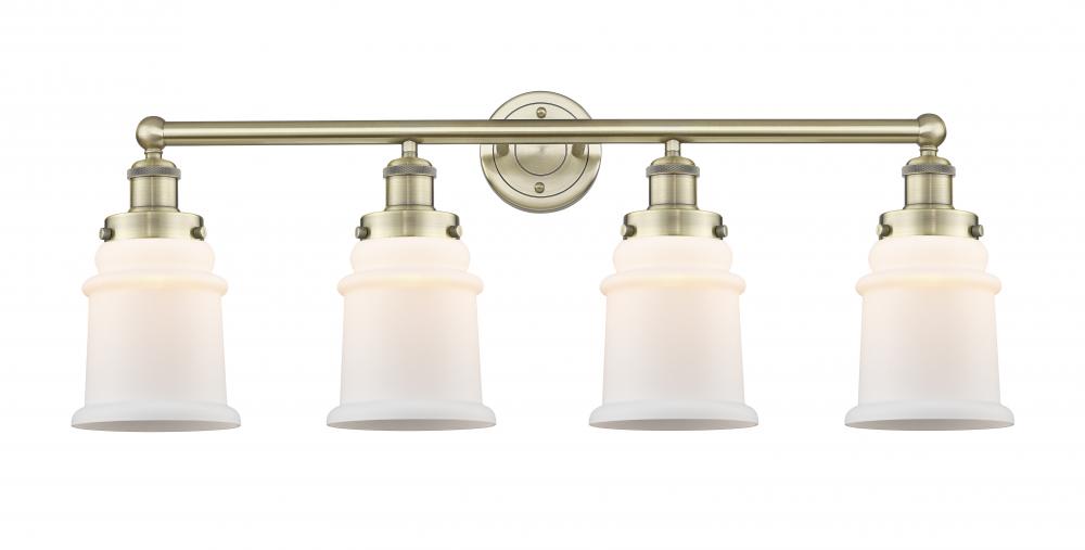 Canton - 4 Light - 33 inch - Antique Brass - Bath Vanity Light