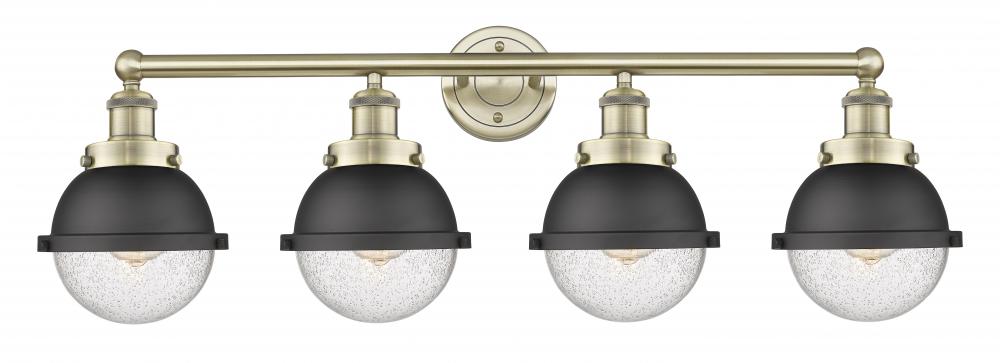 Edison - 4 Light - 34 inch - Antique Brass - Bath Vanity Light