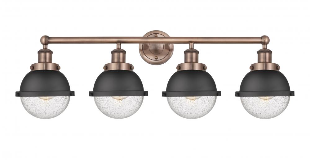 Edison - 4 Light - 34 inch - Antique Copper - Bath Vanity Light