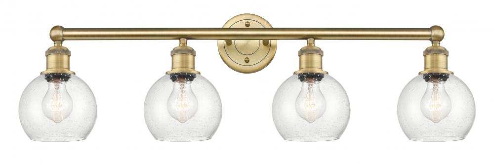 Athens - 4 Light - 33 inch - Brushed Brass - Bath Vanity Light