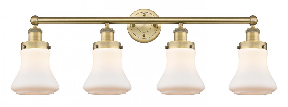 Bellmont - 4 Light - 33 inch - Brushed Brass - Bath Vanity Light