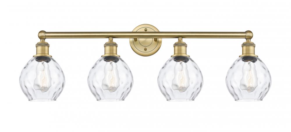 Waverly - 4 Light - 33 inch - Brushed Brass - Bath Vanity Light