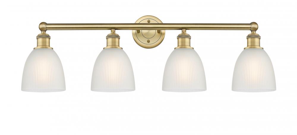 Castile - 4 Light - 33 inch - Brushed Brass - Bath Vanity Light
