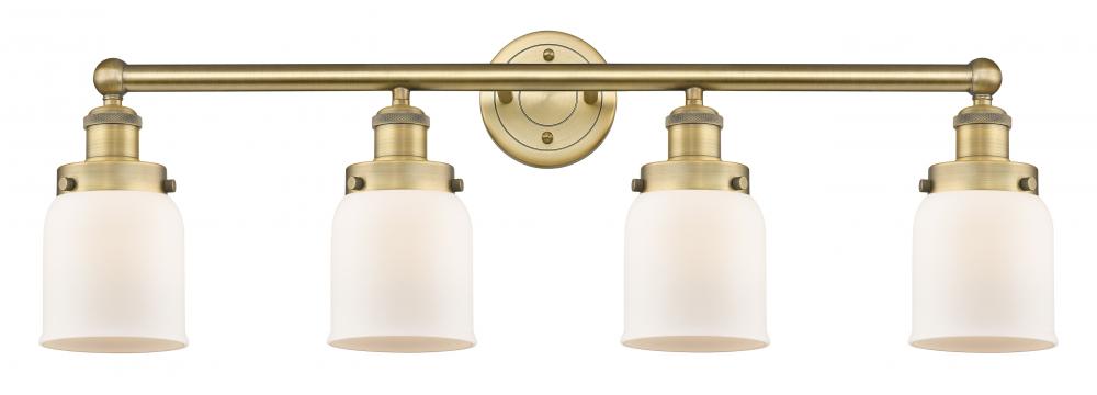Bell - 4 Light - 32 inch - Brushed Brass - Bath Vanity Light