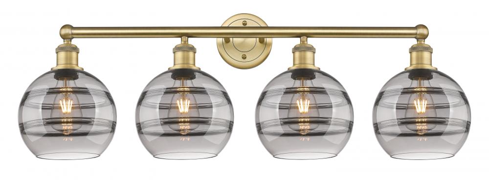 Rochester - 4 Light - 35 inch - Brushed Brass - Bath Vanity Light