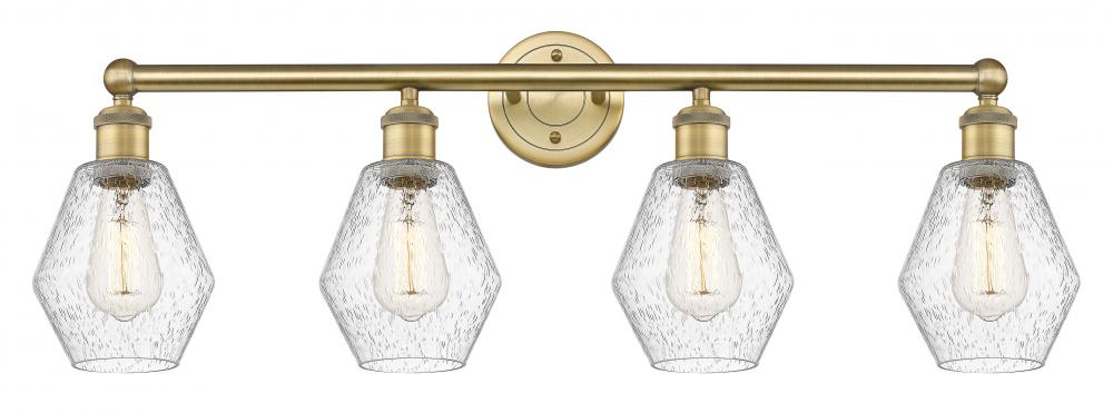 Cindyrella - 4 Light - 33 inch - Brushed Brass - Bath Vanity Light