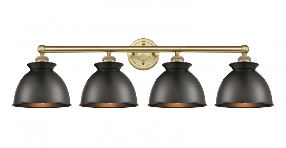 Adirondack - 4 Light - 35 inch - Brushed Brass - Bath Vanity Light
