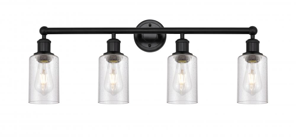 Clymer - 4 Light - 31 inch - Matte Black - Bath Vanity Light