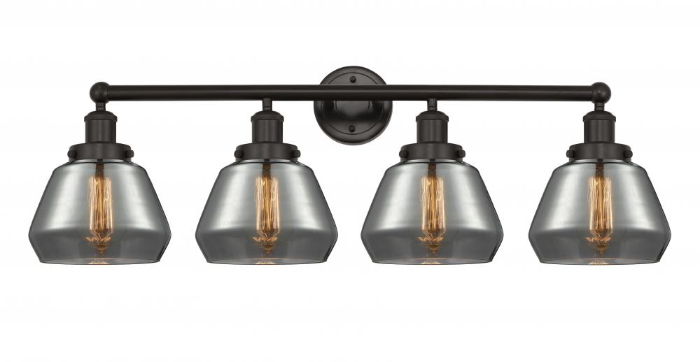 Fulton - 4 Light - 34 inch - Oil Rubbed Bronze - Bath Vanity Light