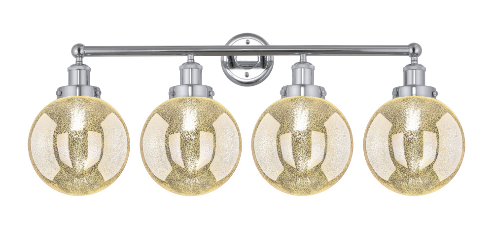 Beacon - 4 Light - 35 inch - Polished Chrome - Bath Vanity Light