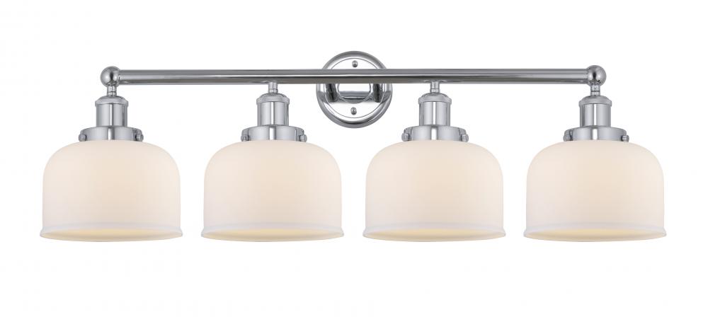Bell - 4 Light - 35 inch - Polished Chrome - Bath Vanity Light