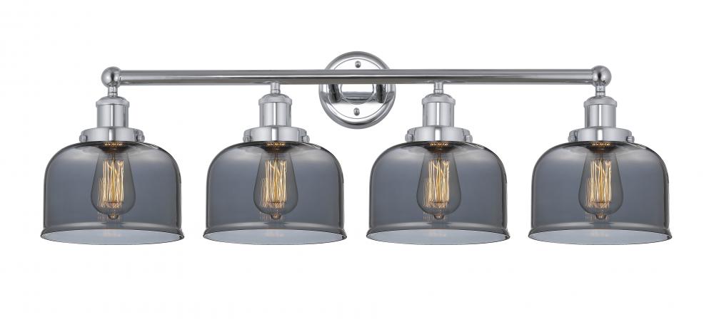 Bell - 4 Light - 35 inch - Polished Chrome - Bath Vanity Light
