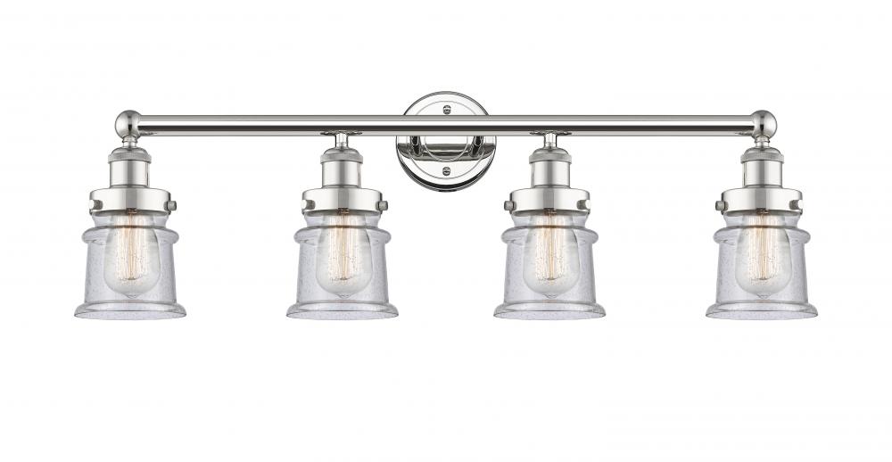Canton - 4 Light - 32 inch - Polished Nickel - Bath Vanity Light