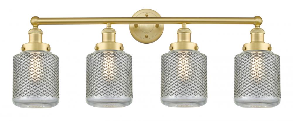 Stanton - 4 Light - 33 inch - Satin Gold - Bath Vanity Light
