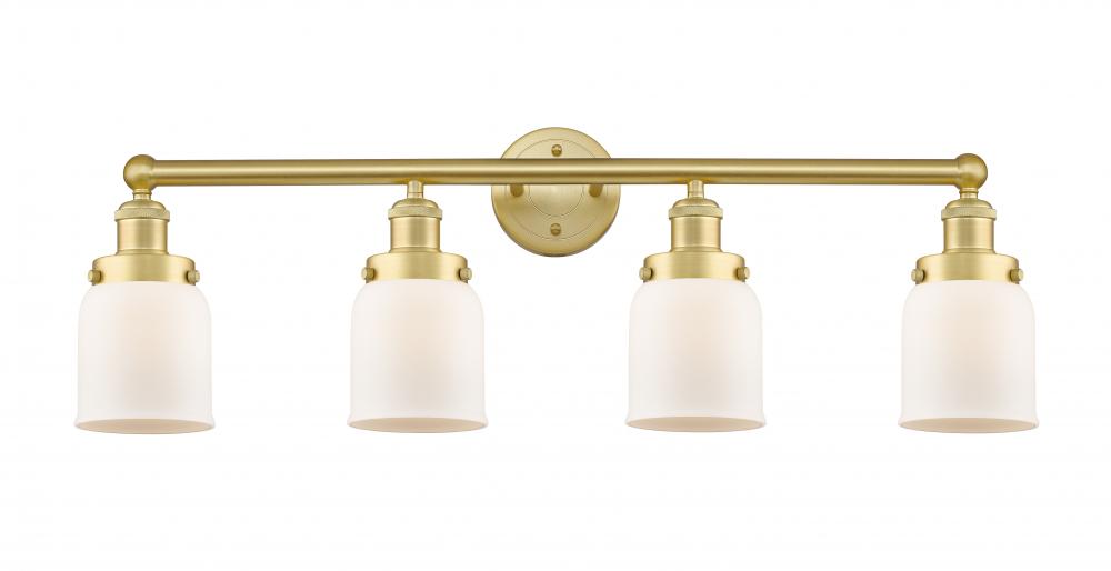 Bell - 4 Light - 32 inch - Satin Gold - Bath Vanity Light