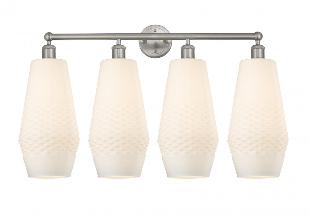 Windham - 4 Light - 34 inch - Satin Nickel - Bath Vanity Light
