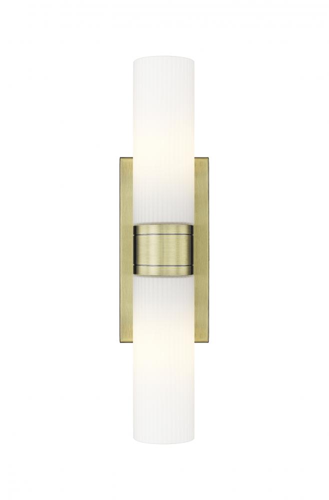 Boreas - 2 Light - 24 inch - Antique Brass - Bath Vanity Light