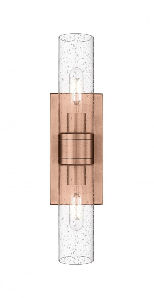 Boreas - 2 Light - 18 inch - Antique Copper - Bath Vanity Light