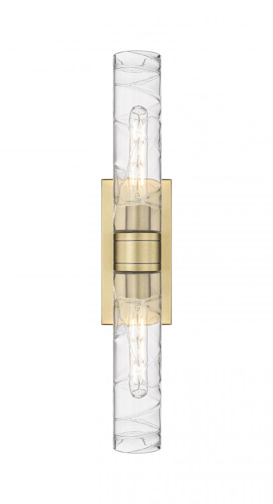 Boreas - 2 Light - 24 inch - Brushed Brass - Bath Vanity Light