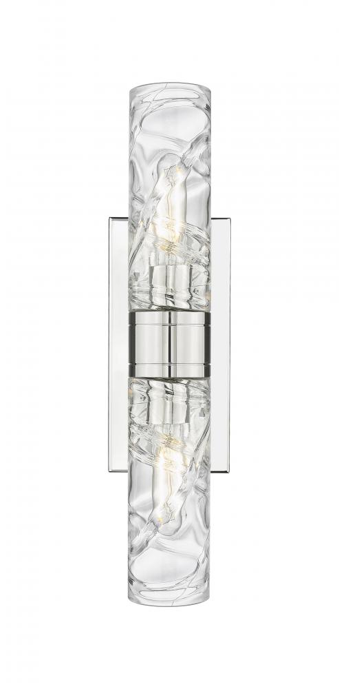 Boreas - 2 Light - 18 inch - Polished Nickel - Bath Vanity Light