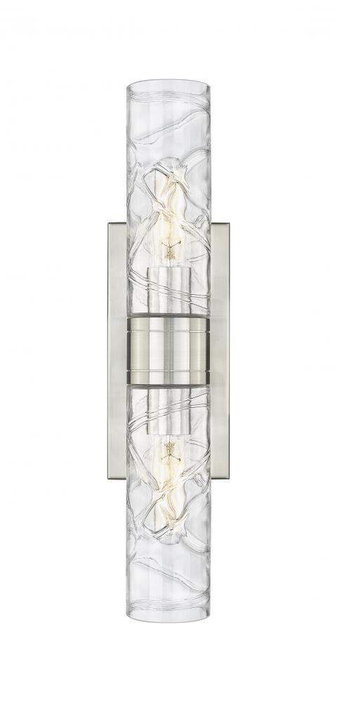 Boreas - 2 Light - 18 inch - Satin Nickel - Bath Vanity Light