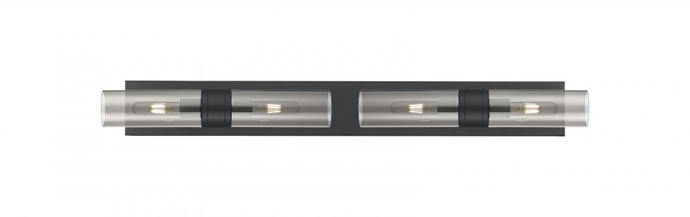 Boreas - 4 Light - 39 inch - Matte Black - Bath Vanity Light